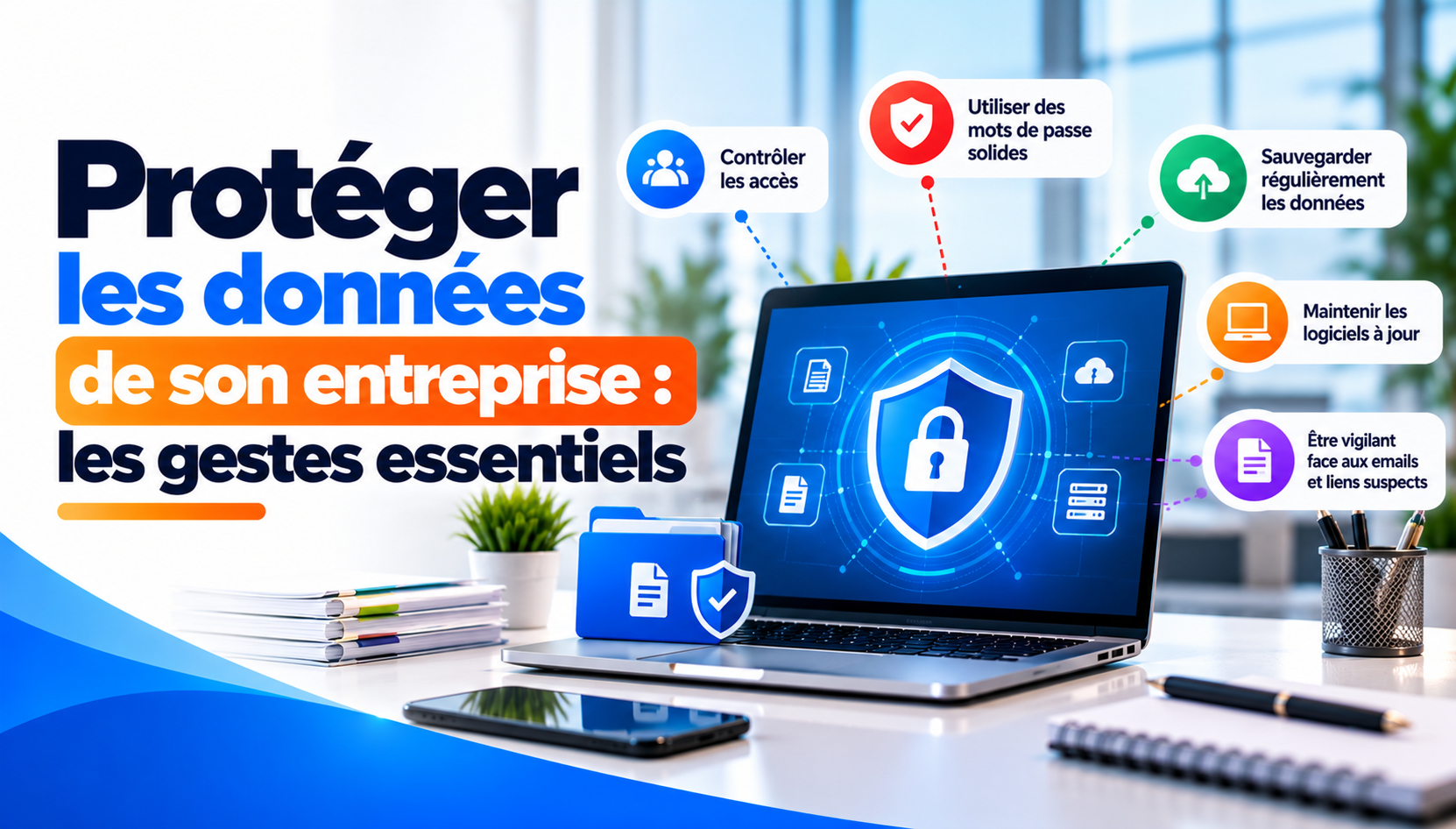 Protéger les données de son entreprise : les gestes essentiels